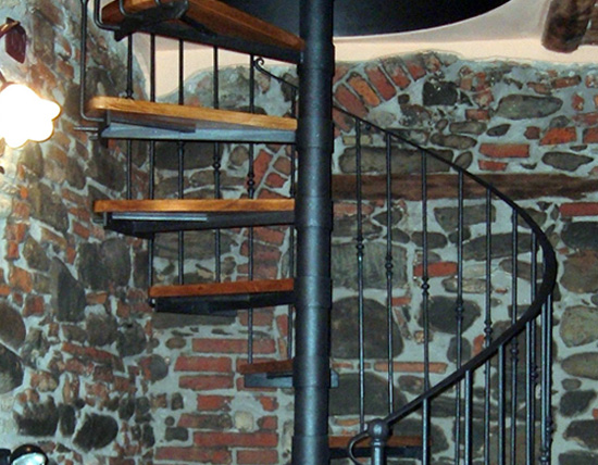 Scala a chiocciola ferro d arte Disegno scala a chiocciola