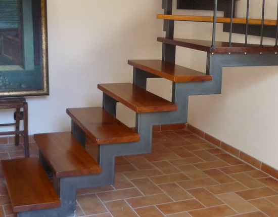 Scala ferro legno ferro d arte Scala interna in ferro
